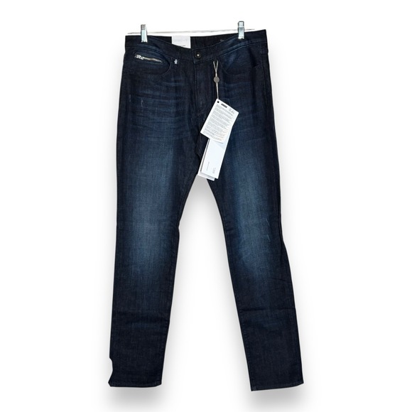 AX Armani Exchange Pocket Tapered Mens Dark Blue Jeans Size